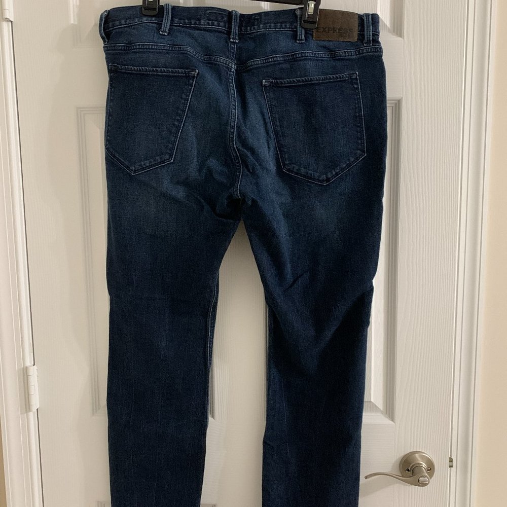 Express Men's ROCCO Slim Fit Jeans, Size 38x32 - Picture 7 of 14
